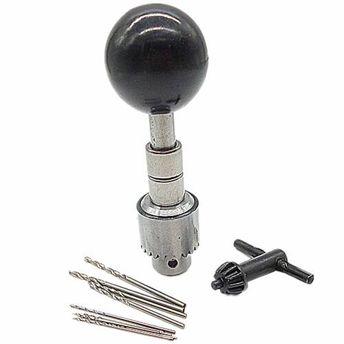 Mini Tool With Key Chuck 0.-4mm With 10pcs 0.6mm-2mm Micro