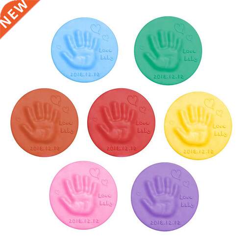 2022 Baby Care Air Drying Soft Clay Baby Handprint Footprint