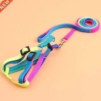 Pet Cat Dog Kitten Adjustable Colorful Harness Lead Leash Co