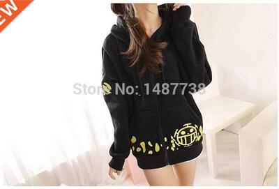 One Piece Hoodies Trafalgar Law Clothing Sweatshirt Cosplay