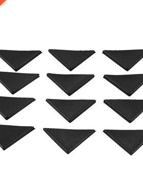 12 Pc Shape Triple-cornered Glass Table Corner Protector Cus
