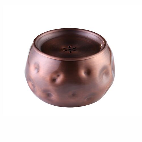 Tang Poetry Red Copper Jianshui Tea Washing Basin Kung Fu Te