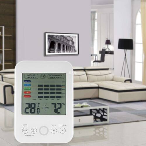 Digital Hygrometer Thermometer Weather Station with Mold ala