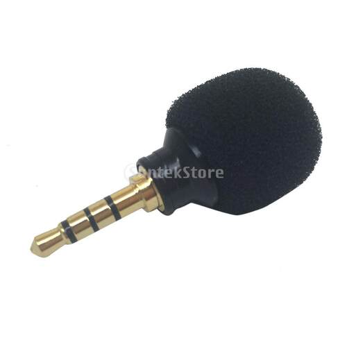 3.5mm Mini Stereo Microphone Mic -Mobile Phone Laptop Record