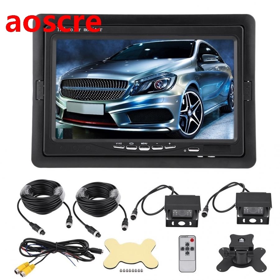 7 Inch DC 12V-24V 800x480xRGB TFT LCD Monitor Car Rear View