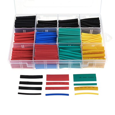 530Pcs/lot Heat Shrink Tubing Tube Sleeving Wrap Cable Wire
