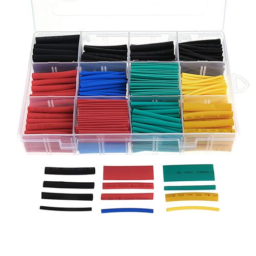 530Pcs/lot Heat Shrink Tubing Tube Sleeving Wrap Cable Wire