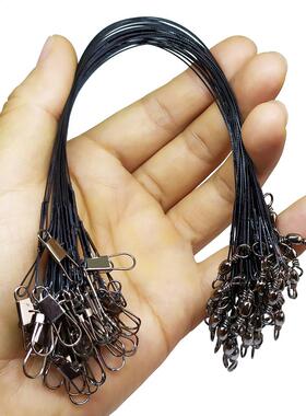 25-pieces Fishing Line Leader Wire Stainless Steel pesca 15c