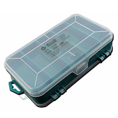 Top PENGGONG 13 Grids Tool Box Double-Side ToolBox Organizer