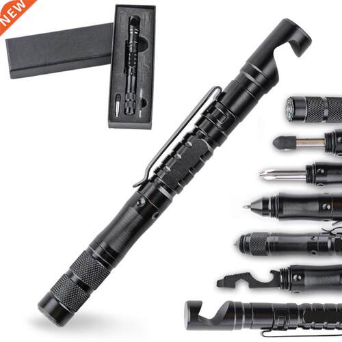 All In 1 Multi Tool Pen Portable Aluminum Alloy Ballpoint Pe
