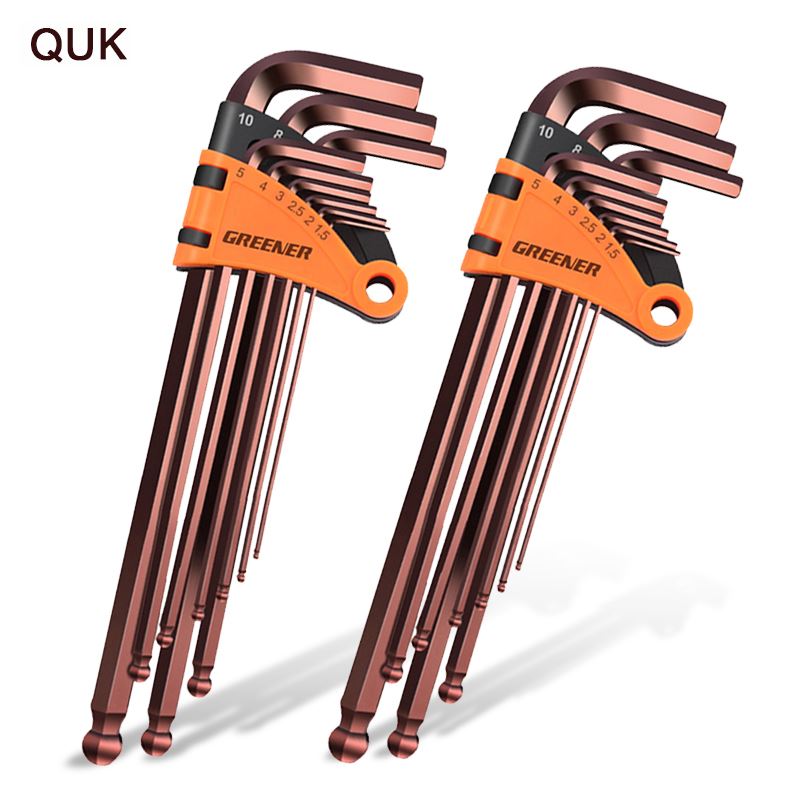 Hex Wrench Set Screwdriver Universal Allen Key 1.5mm-10mm 9P