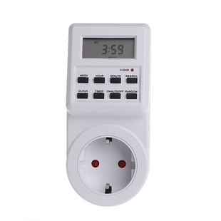 Plug-in Timer Switch Socket with Clock Summer Time Random Fu