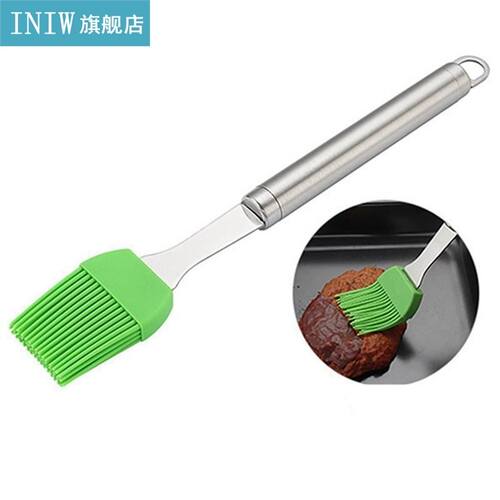 1pc Heat Resistant Basting Brush Silicone Pastry Bru