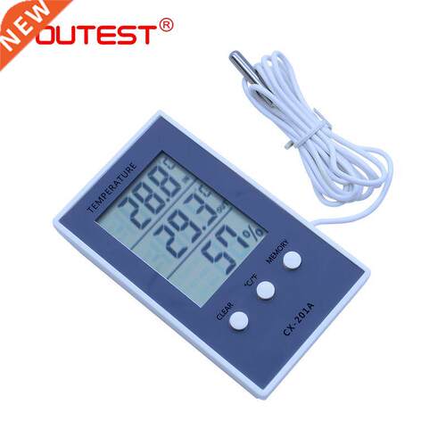 Digital LCD indoor outdoor thermometer hygrometer baby face