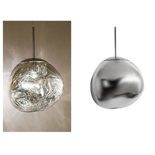 Hot PVC Lava Lamp Melt Glass Pendant Light Hanging Lamps Liv