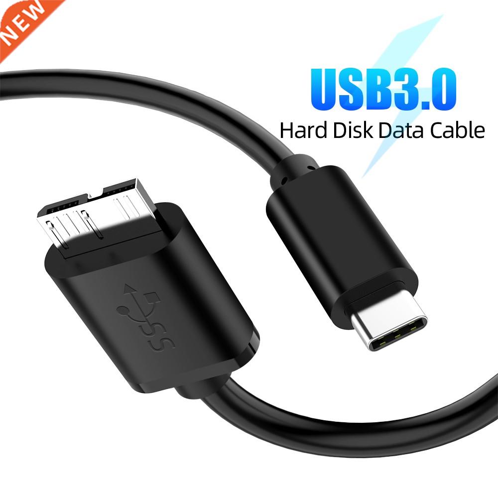USB 3.1 Type C to USB 3.0 Micro B Cable Connector For HDD E