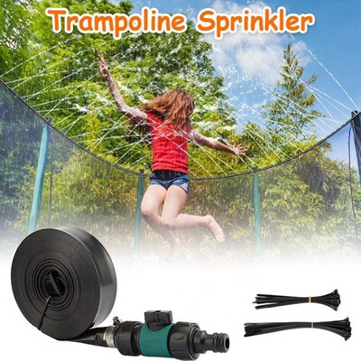 Summer Water Sprinkler Trampoline Sprinkler Outdoor Garden W