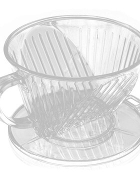 Clear Coffee Filter Cup Cone Maker Brewer Holder Plastic Reu