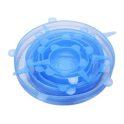6PCS Food Wrap Covers Keeping Fresh Seal Bowl Stretchy Wrap