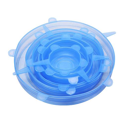 6PCS Food Wrap Covers Keeping Fresh Seal Bowl Stretchy Wrap