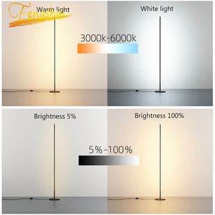Nordic Dimmable Led Floor Lamps Indoor Lighting Living Room