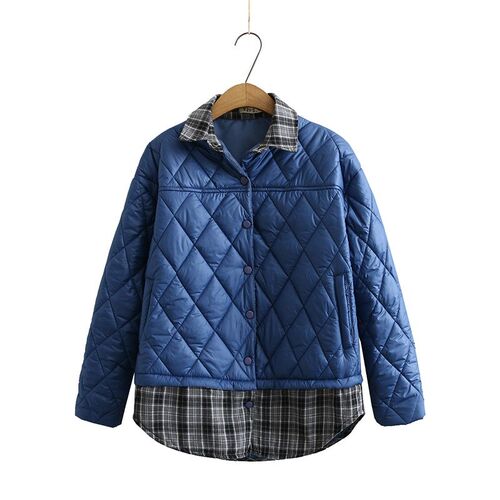Plus Size Women's Padded Jacket Autumn Clothes New Stitc