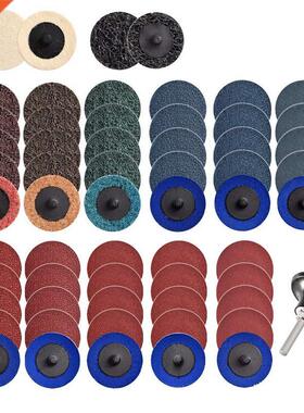 60Pcs 2 Inch Quick Change Discs Set Sanding Discs 1/4 Inch H