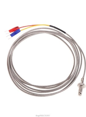 J Type M6 Screw Probe Thermocouple Temperature Sensor with 2