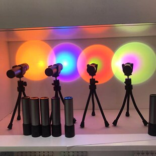 Sunset lamp Projection lamp Rotation Sunset Night Light, USB