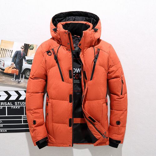 High Quality Thick Warm Winter Jacket Men Hooded Thicken Duc