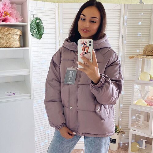 2021 new Women Parkas jacket Fashion solid thick warm winter
