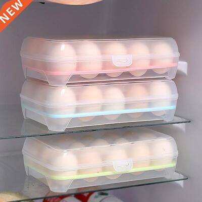 Anti-Collision Transparent Egg Carton Egg Storage Boxes Frid