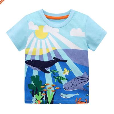 Jumping Meters New Arrival Sea Aniamls Print Boys Girls T