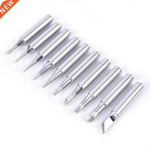 10Pcs Lead Free Soldering Iron Tip 900M-T 1C/2C/3C/1.2D/1.6D