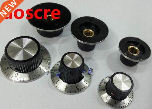 5pcs potentiometer knob C1 C2 C3 / band dial knob bore 4MM /