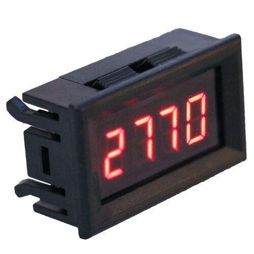 Digital RPM Voltmeter 2 in 1 LED Tachometer Gauge Voltage T