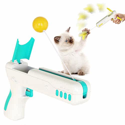 Pet Supplies Cat Interactive Toys Stick Feather Sticks Sprin