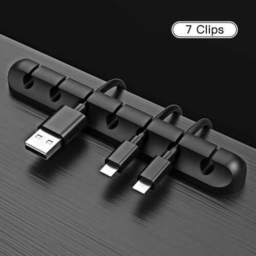 USB Cable Organizer Silicone Cable Winder Mouse Keyboard Cab