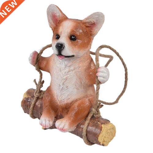 Resin Dog Decor Resist Fading Resin Crafts for Living Room D