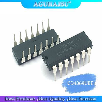 10PCS CD4069UBE DIP14 CD4069U DIP CD4069 DIP-14 CD4069BE new