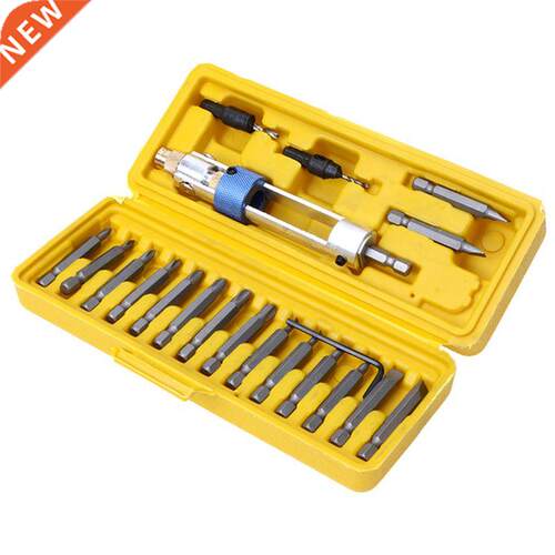 20pcs Multifunction Half Time Drill Driver Swivel Head Quick