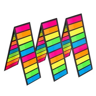 Fluorescent Translucent Sticky Note Flags, Page Flag Markers