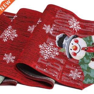 Christmas Table Runner Holiday Tablecloth Desktop Placemat f