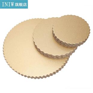 10PCS Double-Sided Pattern Round Cake Boards Reusable Cake T