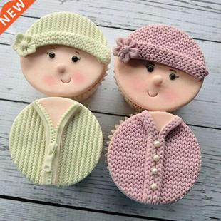 Knitting Mold Silicone Fondant Knitting Sweater Texture Rel