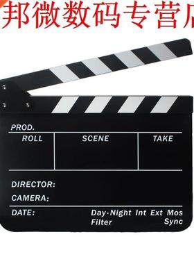 Hot Acrylic Director Video Clapboard Dry Erase TV Film Movie