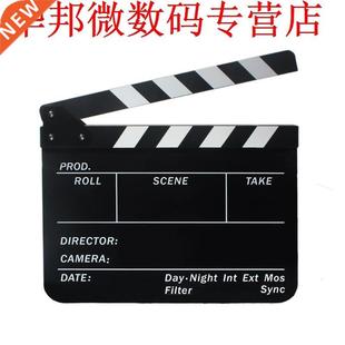Hot Acrylic Director Video Clapboard Dry Erase TV Film Movie