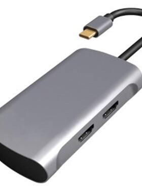 Type-c To HDMI-compatible Conversion Cable Dual HDMI-compati