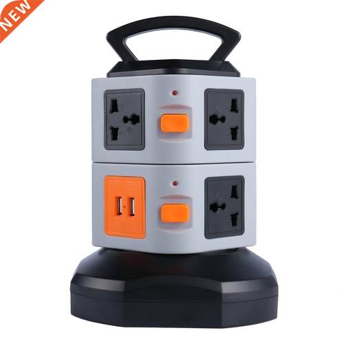 Tower Power Strip Extension Socket with Switch Outlets Surge