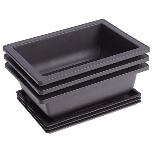 10 Packs Bonsai Training Pots with Tray Plastic Bonsai Plant